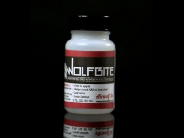 Wolfbite加热床粘合剂解决3D打印件的翘边问题