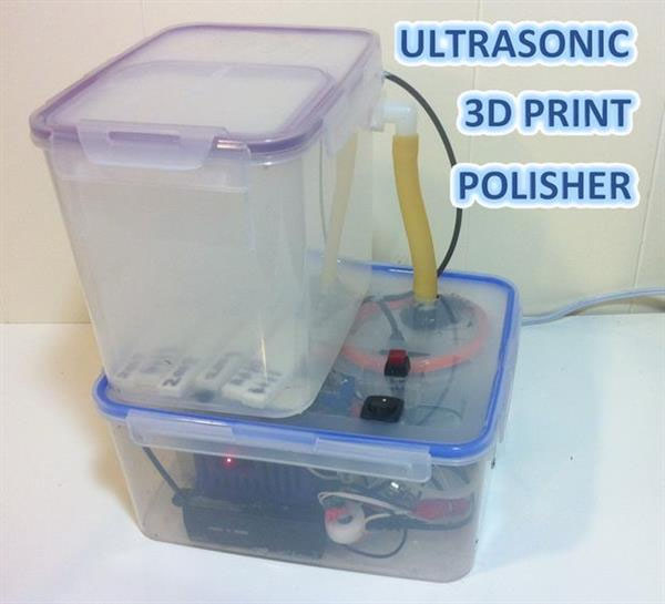 改造控 用丙酮和空气加湿器diy超声波3d打印抛光机
