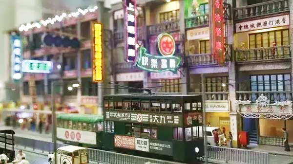 模型达人“微缩”了即将逝去的老香港