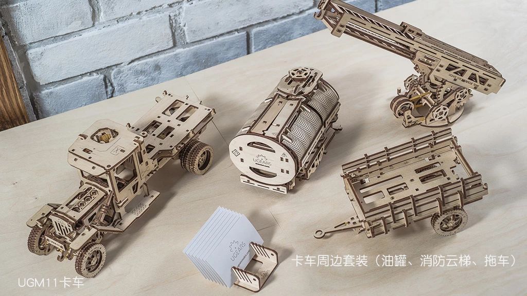 精妙绝伦的木质DIY机械模型，齿轮传动其乐无穷！