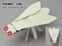 PVCBOT【0号DC2型】机械黄蜂–振动机器昆虫